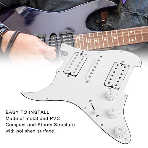 Keenso Pickguard chargé de Strat, Carte de Guitare électrique 2 Couleurs chargée Pickguard Humbucker avec Micro HSH pré… - Les Beatles, Paul McCartney, John Lennon, RIngo Starr, George Harrison Keenso Pickguard chargé de Strat, Carte de Guitare électrique 2 Couleurs chargée Pickguard Humbucker avec Micro HSH pré… – Image 7