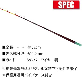 Amazon.co.jp: ワカサギ穂先 フライデーワカサギ 穂先セット