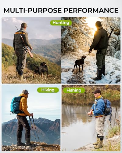 Image of Extremus by KastKing MudRidge Rubber Boots for Men, 100% Waterproof Boots