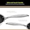 BE Living Circlad Series - 2 pcs Fry Pan Set 10"+12" / 26+30 cm - Premium PFAS-Free Nonstick Cookware - Induction Compatible - Even Heat Distribution - Durable & Easy to Clean #5