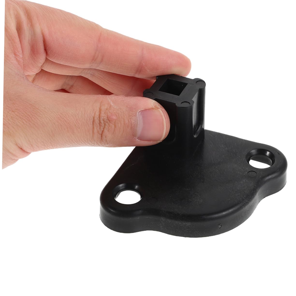ibasenice Soportes de Base para Toldos y Carpas, Accesorios Camping Exterior, Juego 6 Piezas Plástico Negro