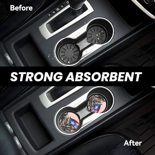 Portavasos de Cerámica Absorbente para Carro 2 Pack miniatura 5