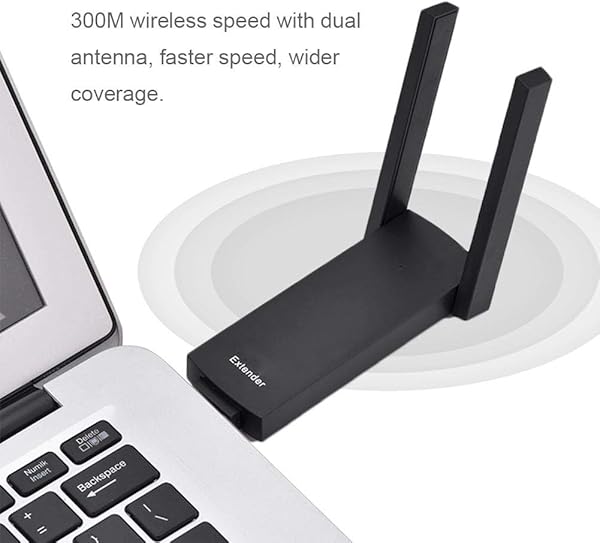 Topiky USB WiFi Extender Portable 300M Dual Antenna USB WiFi Signal Range Extender Wireless Router Repeater Amplificatore AP IEEE802 11 bgn