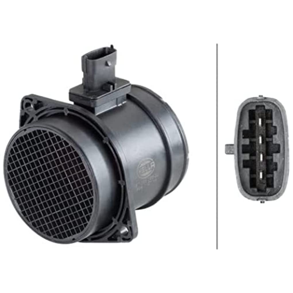 HELLA 8Et 358 095-221 Débitmètre De Masse D'Air - 4Pôle - Tubulure - Sans Matériel De Construction