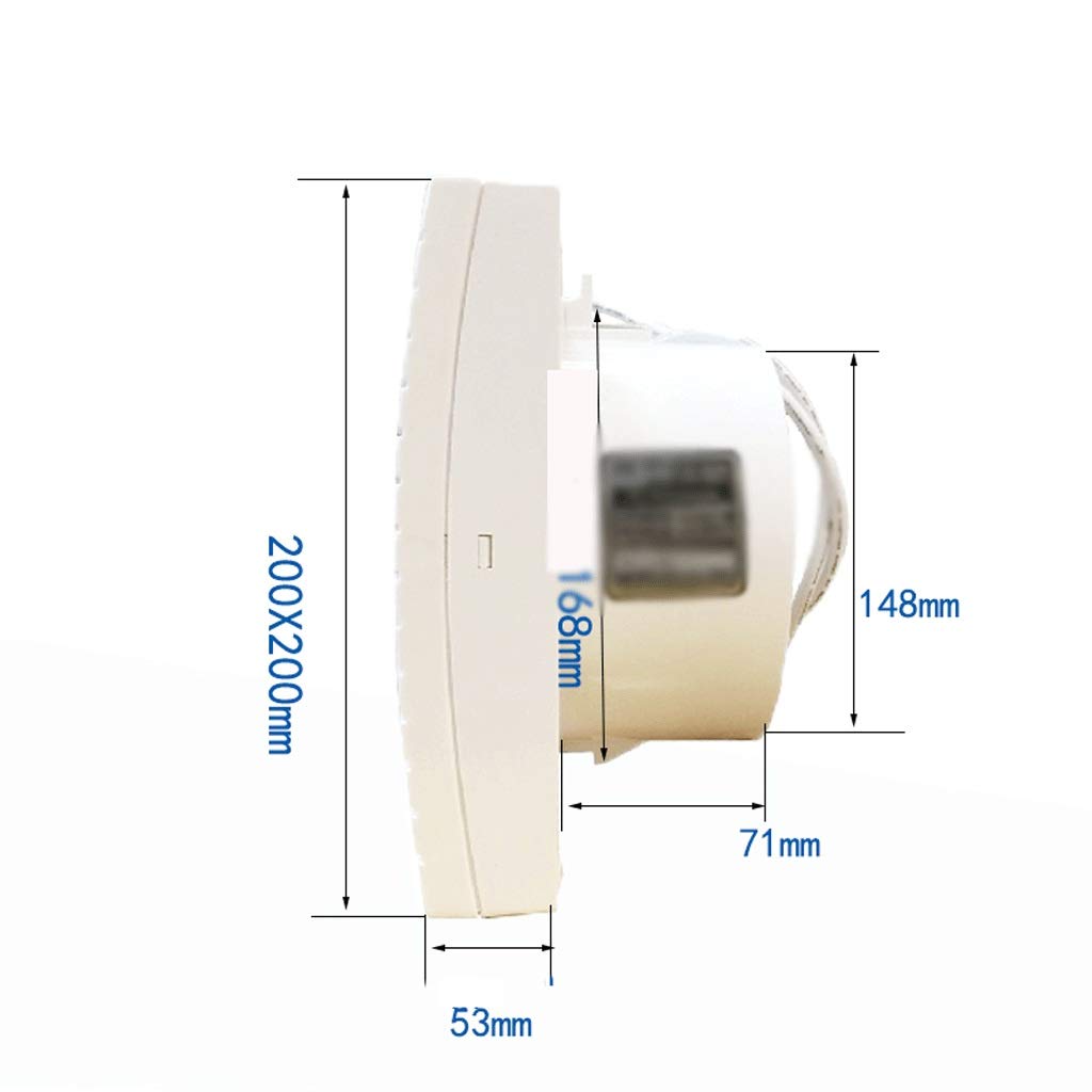 Aspiratore Aeratore da Finestra 6", Potente e Sottile per Bagno/Cucina/Soggiorno
