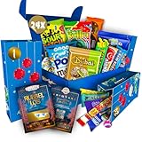 Amerikanische Süßigkeiten Box mit 24 Teilen + gratis Adventskalender Tüten - Adventskalender Füllung mit Süßigkeiten & Snack aus aller Welt - American Candy Box (XL)