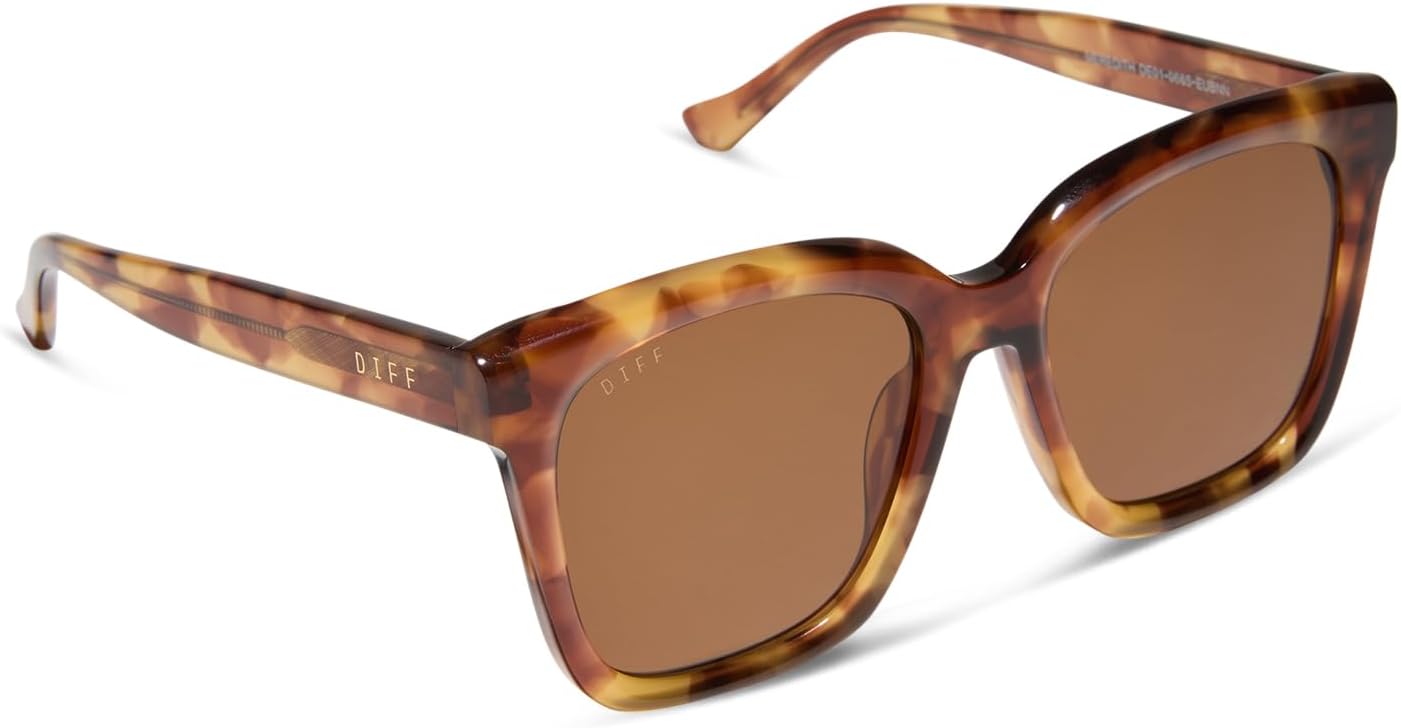 DIFF Meredith | Designer Oversized Square Sunglasses for Women | UV400 Protection - Image 5