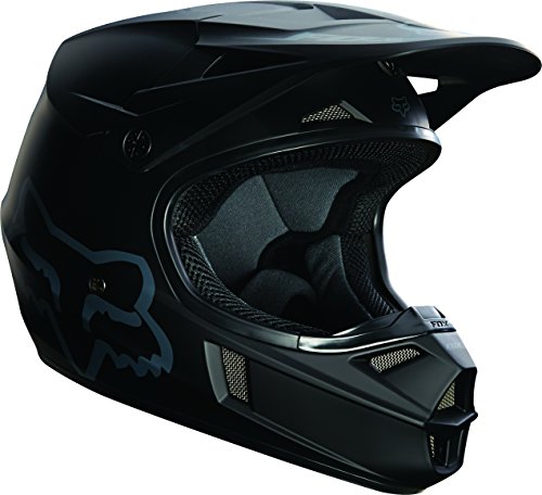 Fox Racing Youth/Kids V1 Matte Black Helmet (YL)