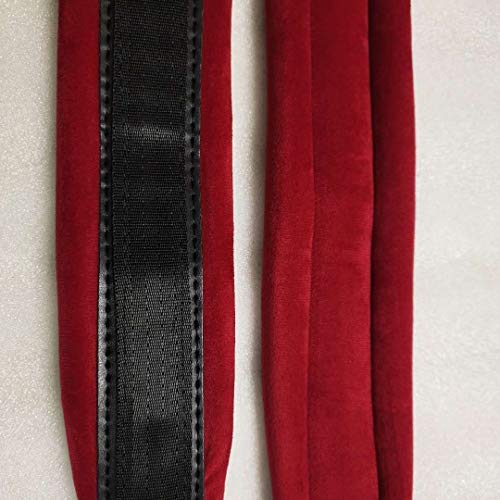 Y AKAGI Akkordeon Schultergurte, 4 Farben Verstellbare Akkordeon für 16-120 Bass (rot)