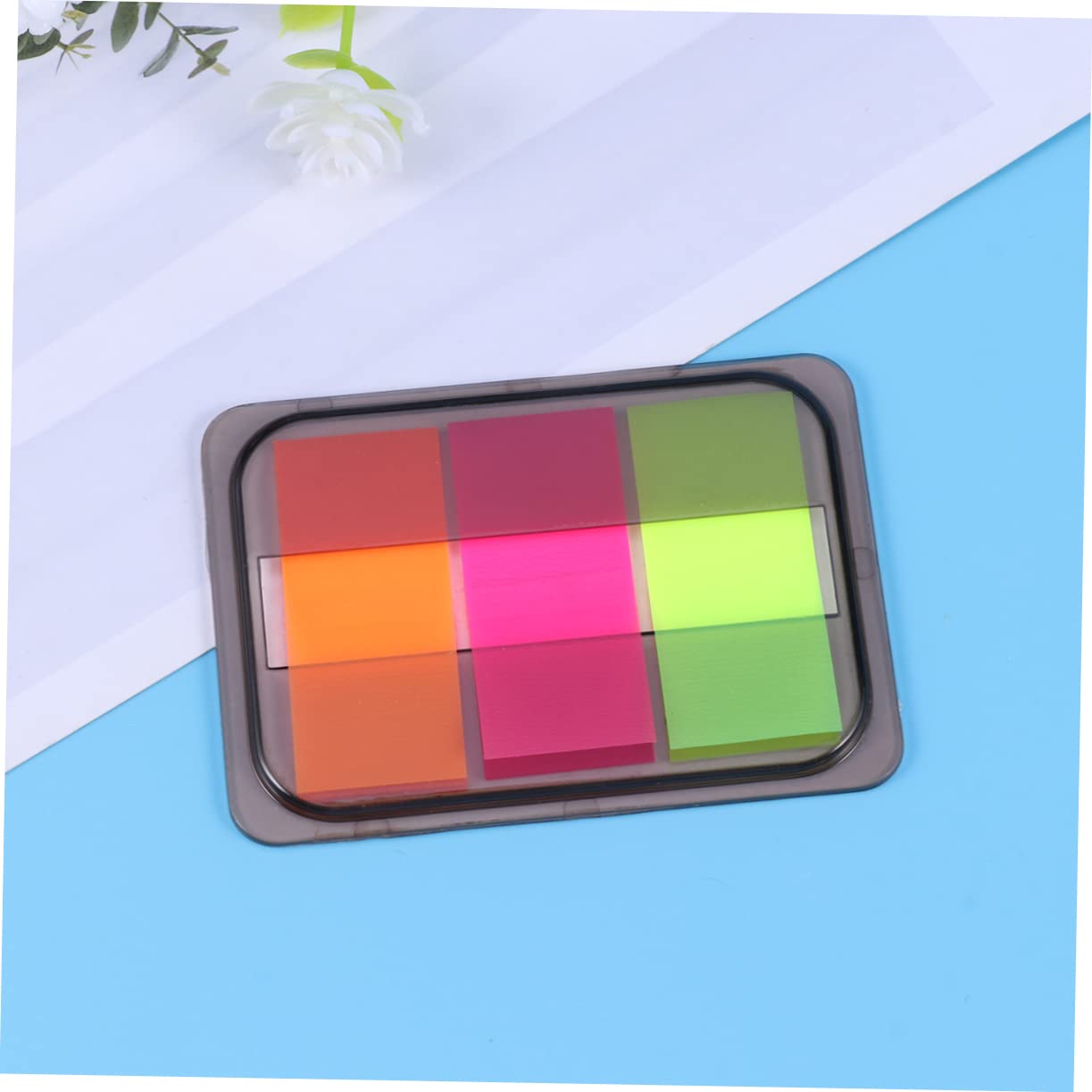 SHINEOFI 30packungen Neuer Titel Neon Haftnotizen Selbstklebende Markierungsfahnen Für Büro Und Zuhause Bunte Pet Notizen Zum Beschriften Für Seitenmarkierung Und Dokumente