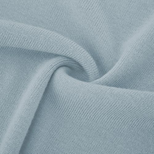 Image of CUNYI Boys Girls Crewneck Sweater Long Sleeve School Uniform Pullover Thermal Wool Solid Knit Top