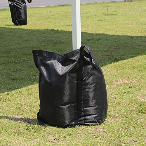 Canopy Weights Sand Bags Set of 4, Leg Weights Bags for Pop Up Canopy Patio Canopy Industrial Grade Weights Bags Trampoline Tent Canopy Weights Patio Canopy Tent Weight Bags Without Sand