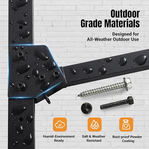 Image of 3-Tier Foldable Kayak Wall Rack, 360LBS Heavy Duty Kayak Storage Rack for Garage, Rustproof 304 Stainless Steel Kayak Hanger for Indoor Outdoor, Wall Mount for SUPs, Canoes, Surfboards