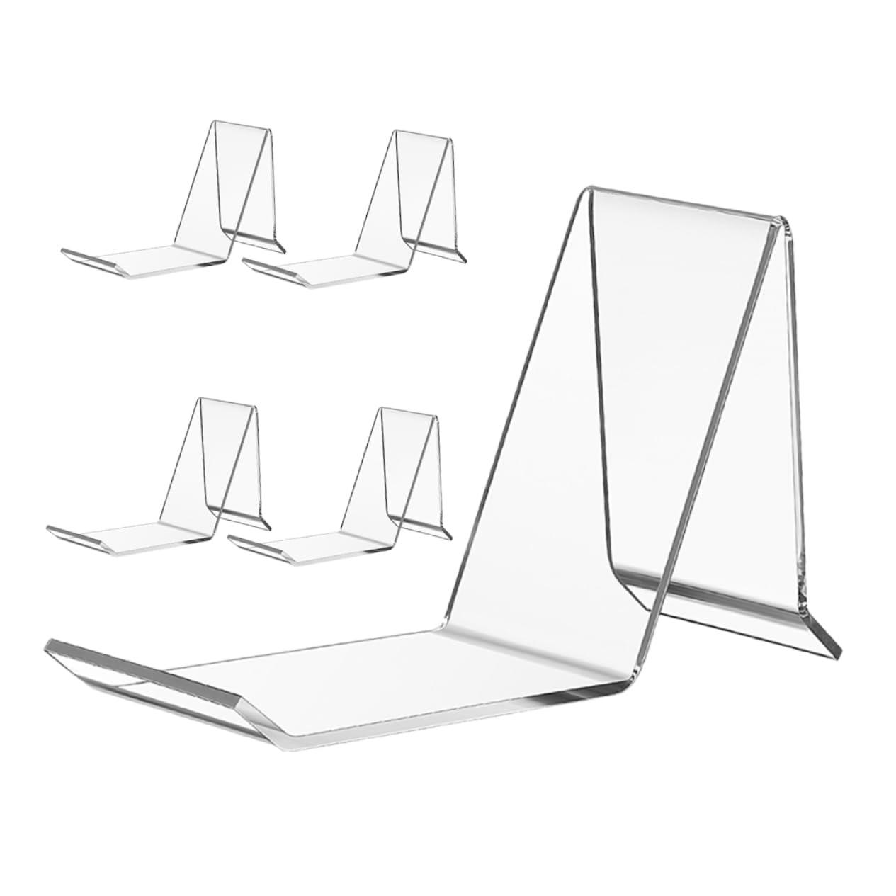 CHILDWEET Versatile 5 Pack Shoe Rack Vinyl Record Display Desk Calendar Picture Stand Easel for Store Mannequin Feet
