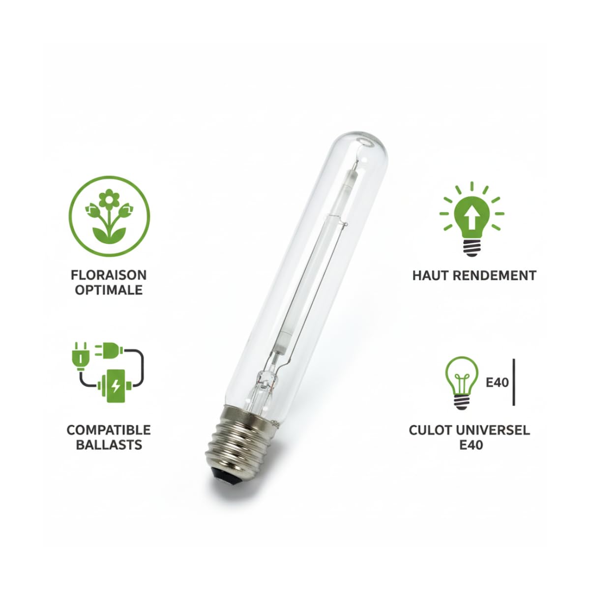 Ampoule HPS 600W HRO Floraison