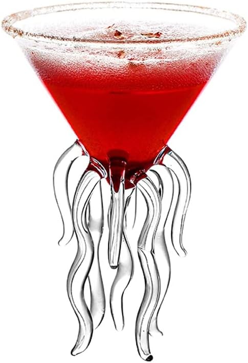 Octopus Molecular Cocktail Glass for Bar Night Club Party Jellyfish Muller Martini Wine Glasses Cup
