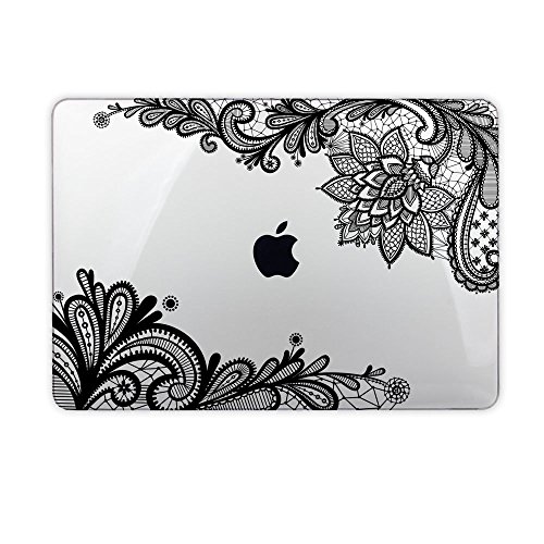 Twol Case For Macbook Air 13 Inch A2337 M1 A2179 A1932, Ultra Slim Hard Shell Case And Keyboard Cover Screen Protector For New Macbook Air 13 Inch 2018 2019 2020 2021 With Retina Display, Fashion Lace #TOP7