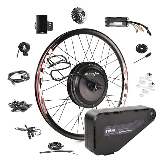 EBIKELING 52V 2000W Rear Ebike Conversion Kit, Electric Bike Conversion Kit with Waterproof Components, Add On Electric Bike Kit for Effortless Cycling, High Performance, Durable and Reliable