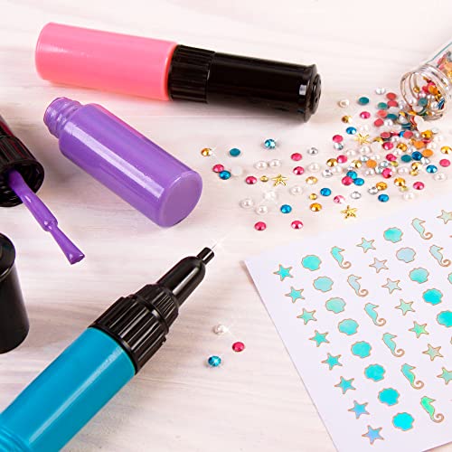 Juego de esmalte de uñas de sirena ideal para regalos para niñas creativas 5