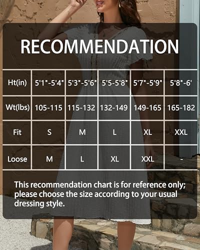 Image of Women's V Neck Short Sleeve Boho Dress Summer Casual Jacquard Pattern Midi Dress Beach Flowy Wedding Guest Dress