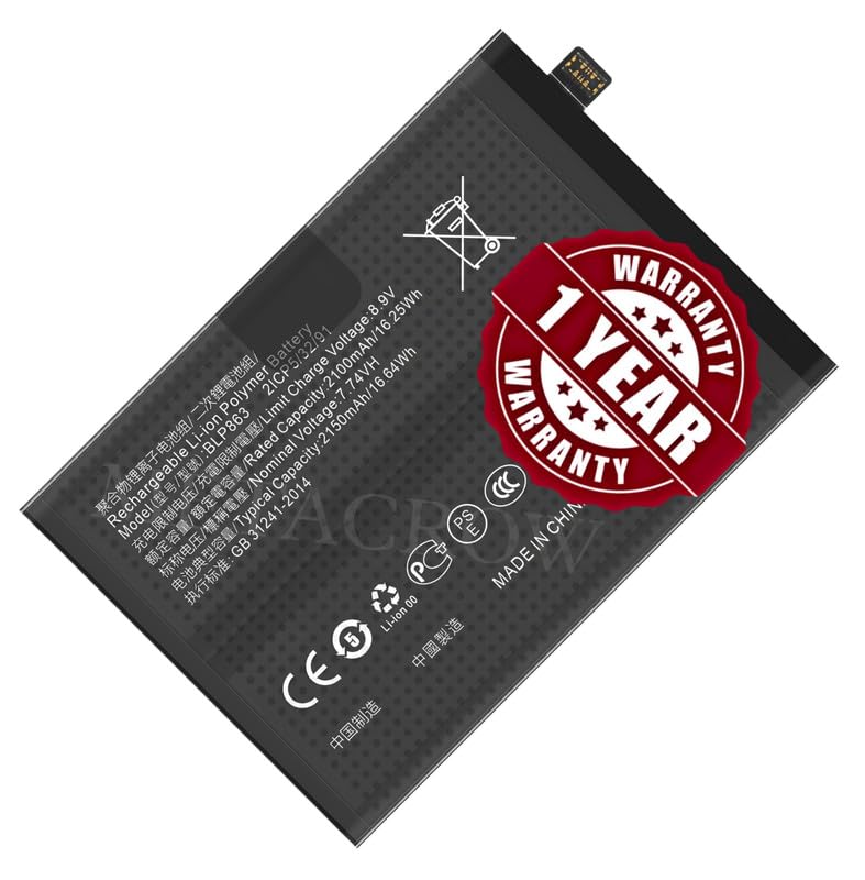 Image of Original BLP863 Battery Compatible for Oppo Reno 6 5G | K9 - (4300mAh) - 1 Year Warranty JK1