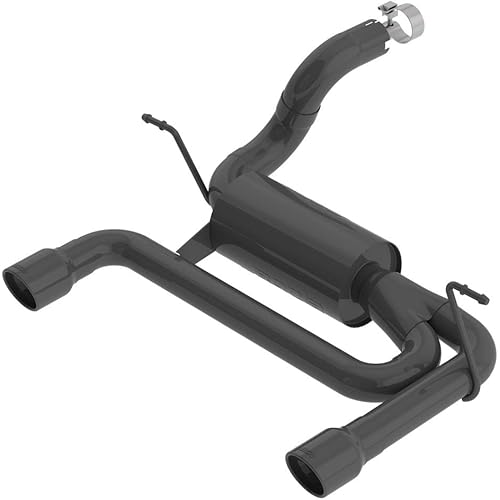 BORLA 11956CB Axle-Back System for 2018-2023 Jeep Wrangler JL/JLU 3.6L V6 Automatic/Manual Transmission 4 Wheel Drive 2, 4 Door.