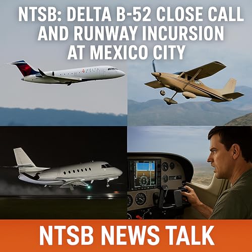 『NTSB: Delta B-52 Close Call and Runway Incursion at Mexico City』のカバーアート