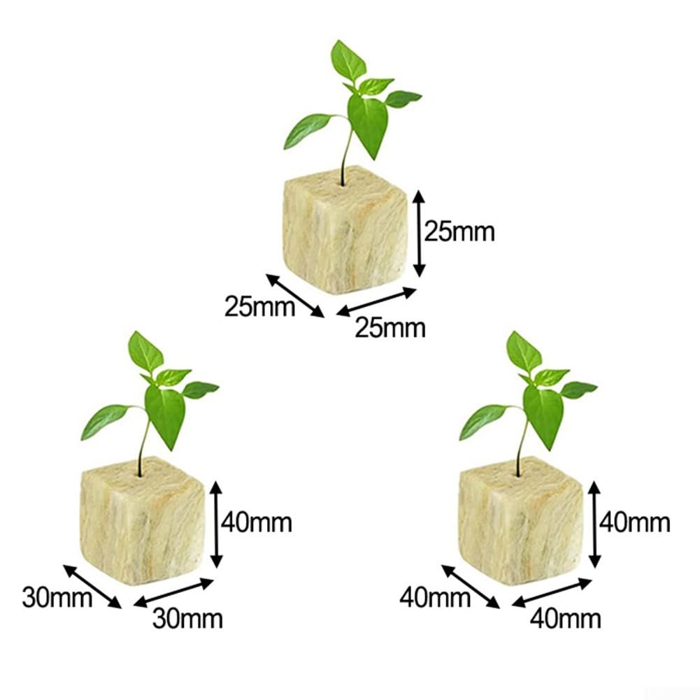 Soilless Cultivation Wool Block Grodan Cubes Lightweight and Porous Planting Solution (25 * 25 * 25mm), as picture show, 25*25*25mm - Image 4