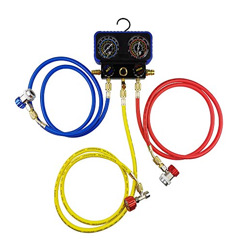 Wisepick Air Condition Manifold Gauge Set R134A Ac Gauge Set, Diagnostic Manifold Gauge Compatible With R134A R12 R22 R502 #TOP1