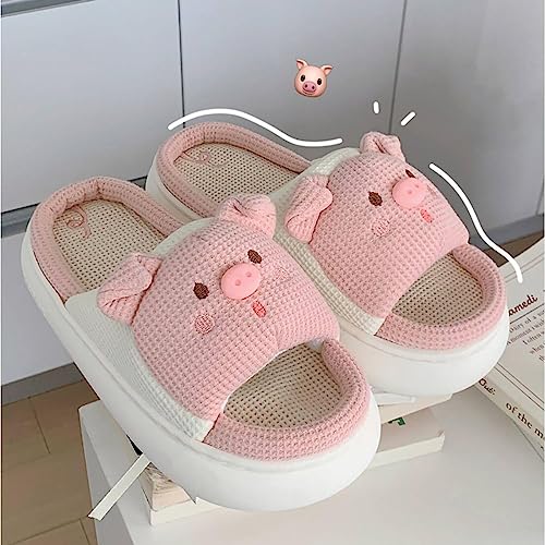 Gaolinci Pig Slippers, Cozy Home Slippers for Women2