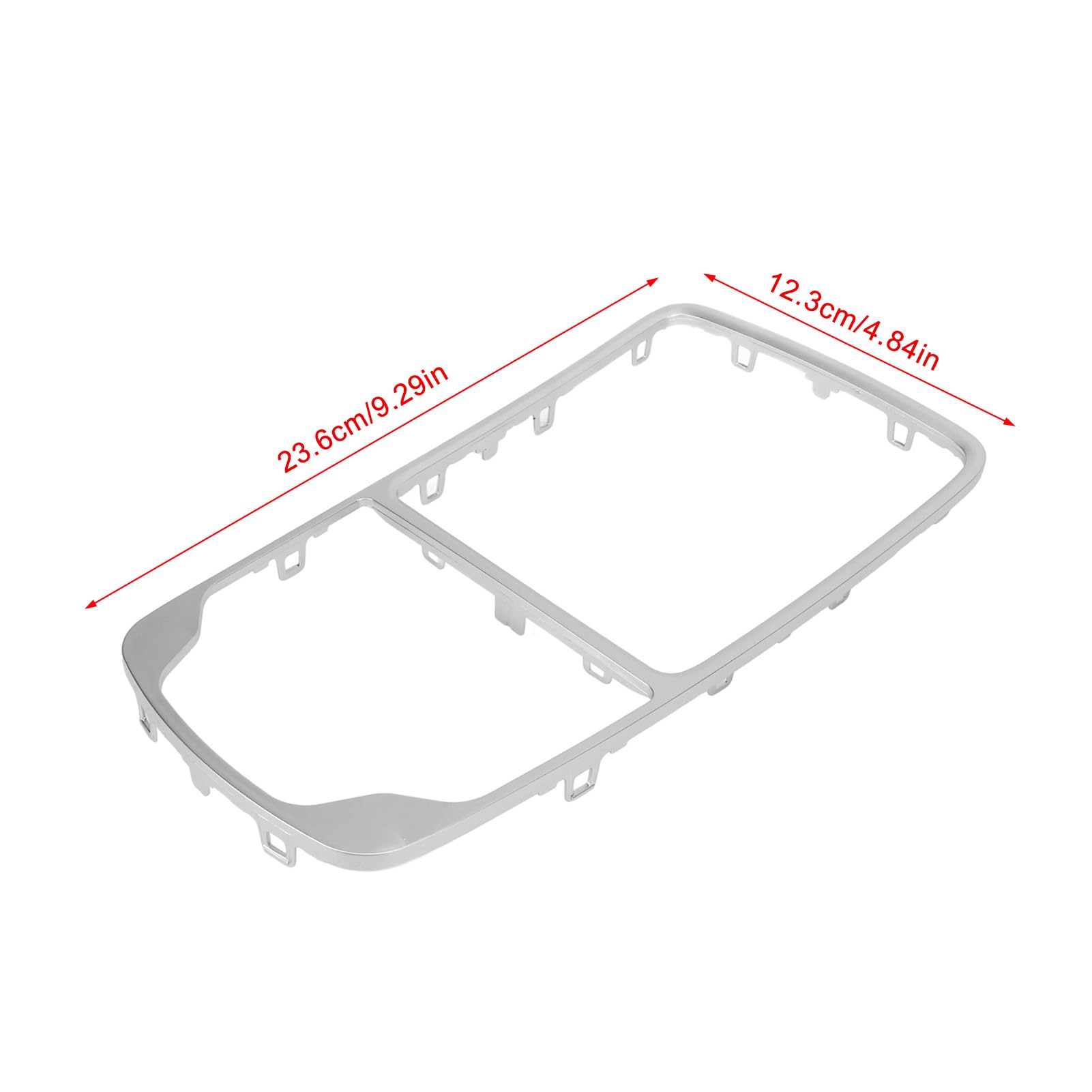 Elegante Cornice per Console Centrale per A3 S3 RS3 con Copertura Cromata, Numeri OE 8V0864260A 3Q7, 8V0864260B3Q7
