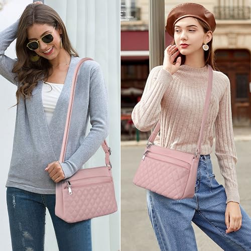 Image of TANTOMI Medium Crossbody Bags for Women Handbag PU Leather Purses for Women