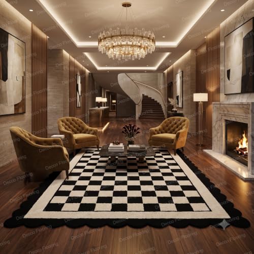 Image of Soft Pure Woolen Modern Collection Tufted Carpet for Living Room,Bedroom'Kitchen and Hall (12 X 18) Feet