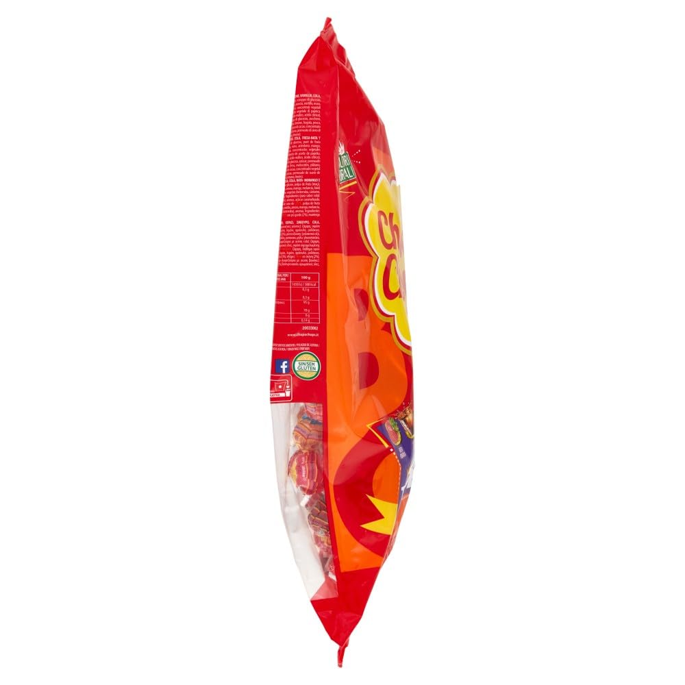 Chupa Chups The Best Of, Lollipop, Gusto Frutti Assortiti, Busta da 120 Lecca Lecca, Ottime da condividere con Amici, Regalo Fine Festa