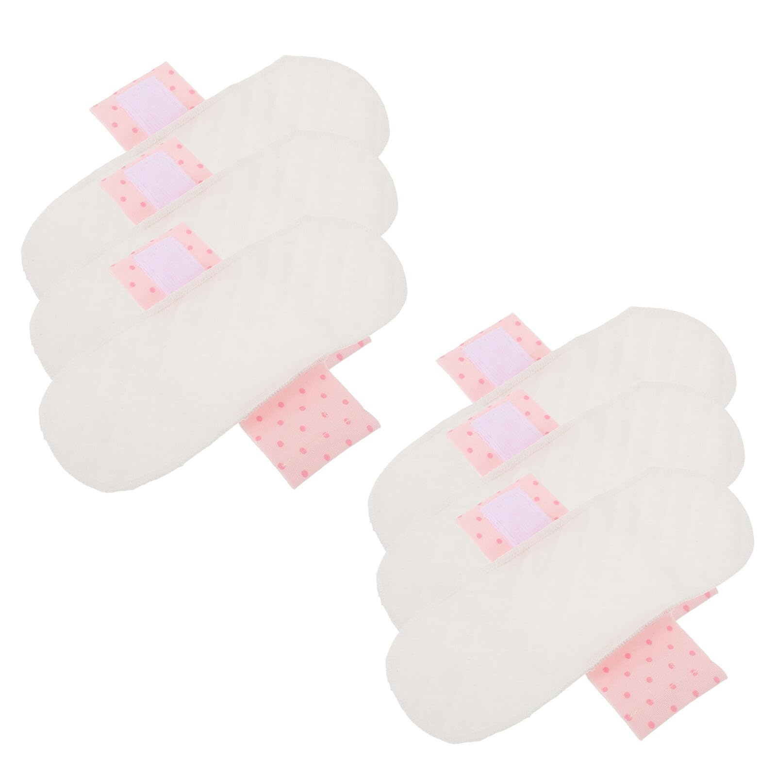 6piezas Compresas Lavables de Algodón Compresas Reutilizables para Uso Diario para Maternidad y Posparto Unidades