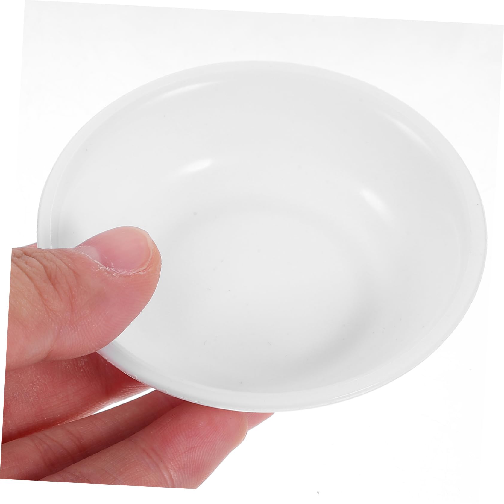 HOLIDYOYO 12pcs Seasoning Plate Seasoning Bowls Sauce Dipping Bowl Appetizer Tray Vinegar Dipping Holders Melamine Sauce Plates Small Appetizer Plates Ketchup Dish Dipping Bowls White