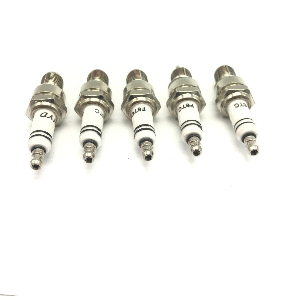 Pieza de automóvil 5 * bujía F6TC for Motocicleta ATV UTV Scooter Dirt Bike Go Kart Pieza de automóvil