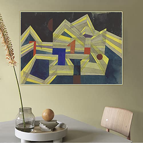 Kit peinture diamant 5D Paul Klee toile 30x40 cm motif architecture