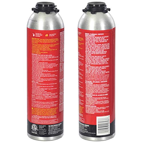 Dow Great Stuff PRO Gaps and Cracks 30 oz cans (6) + AWF Pro Foam Gun