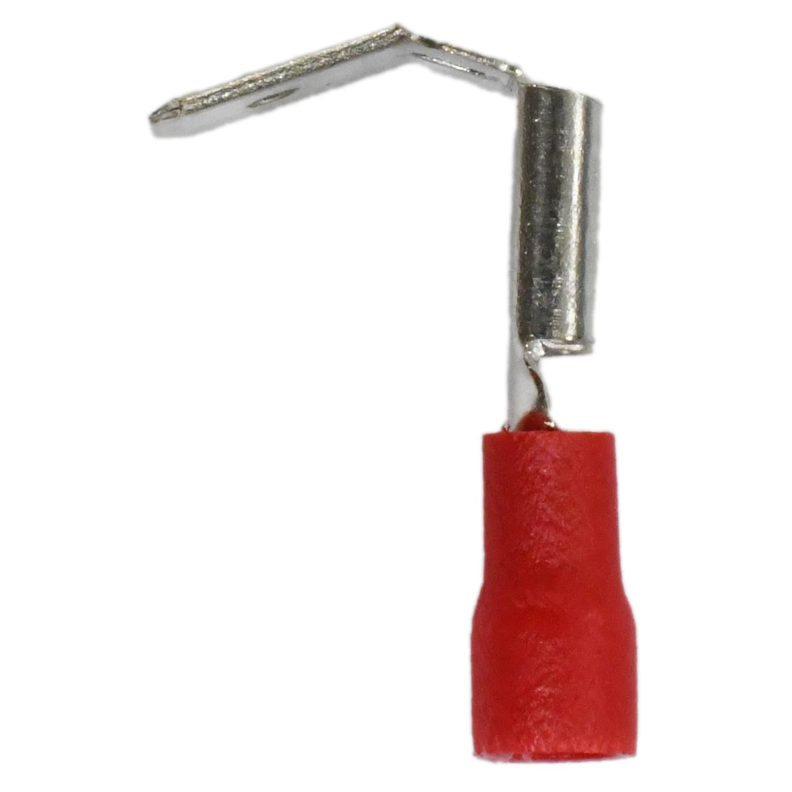 Lot de 200 connecteurs à sertir isolés à déconnexion rapide 22-16 AWG 600 V 10 A Nema Tab 0,8 x 6,35 (200, 22-16 AWG rouge, piggyback 0,8 x 6,35)