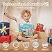 alilo Talking Pen Books Sets for Toddlers 3-6, Kids Learning Electronic Toys, Early Educational Gifts for Boys Girls, with 3 Interactive Audio Sound Books, 100 Talking Flash Cards, Alphabet