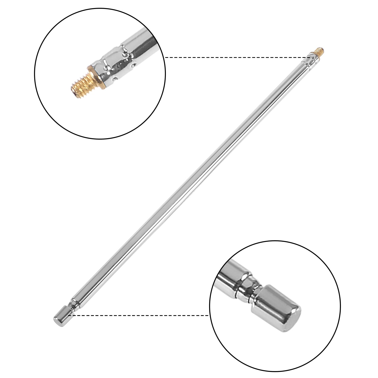 AEDIKO 5pcs Toy Telescopic Antenna 4 Sections Antenna for Remote Control Accessory Children's Electric Ride on Toys RC Car Replacement Parts