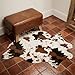 MustMat Cow Print Rug,Faux Cowhide Area Rug for Bedroom,Nursery,Living Room,Western Party Decorations 2'6''×3'7''