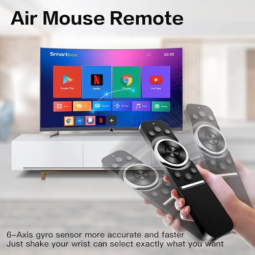 Image of W1S Universal TV Remote Control, We-Cip W1S Air Mouse Remote, IR /RF Remote for Nvidia Shield /Android Tv Box /PC /Projector /HTPC /All-in-one PC (RT-W1SM02