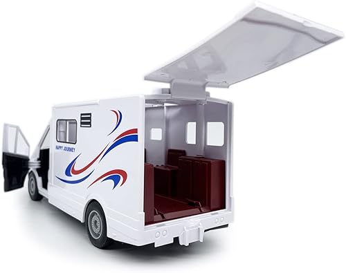 Miniatura 4 de Juguetes para autocaravana de juguete para niños modelo de automóvil de juguete vehículo recreativo vacaciones viajes aventura alimentado por