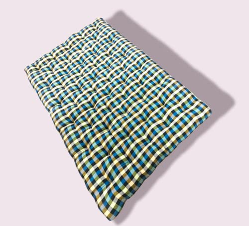 Image of Atootfusion Soft Cotton Filled Multicolour Foldable Mattress | Gadda (2 Sleeping Capacity - 4 x 6 ft or 72 x 48 x 4 Inch)