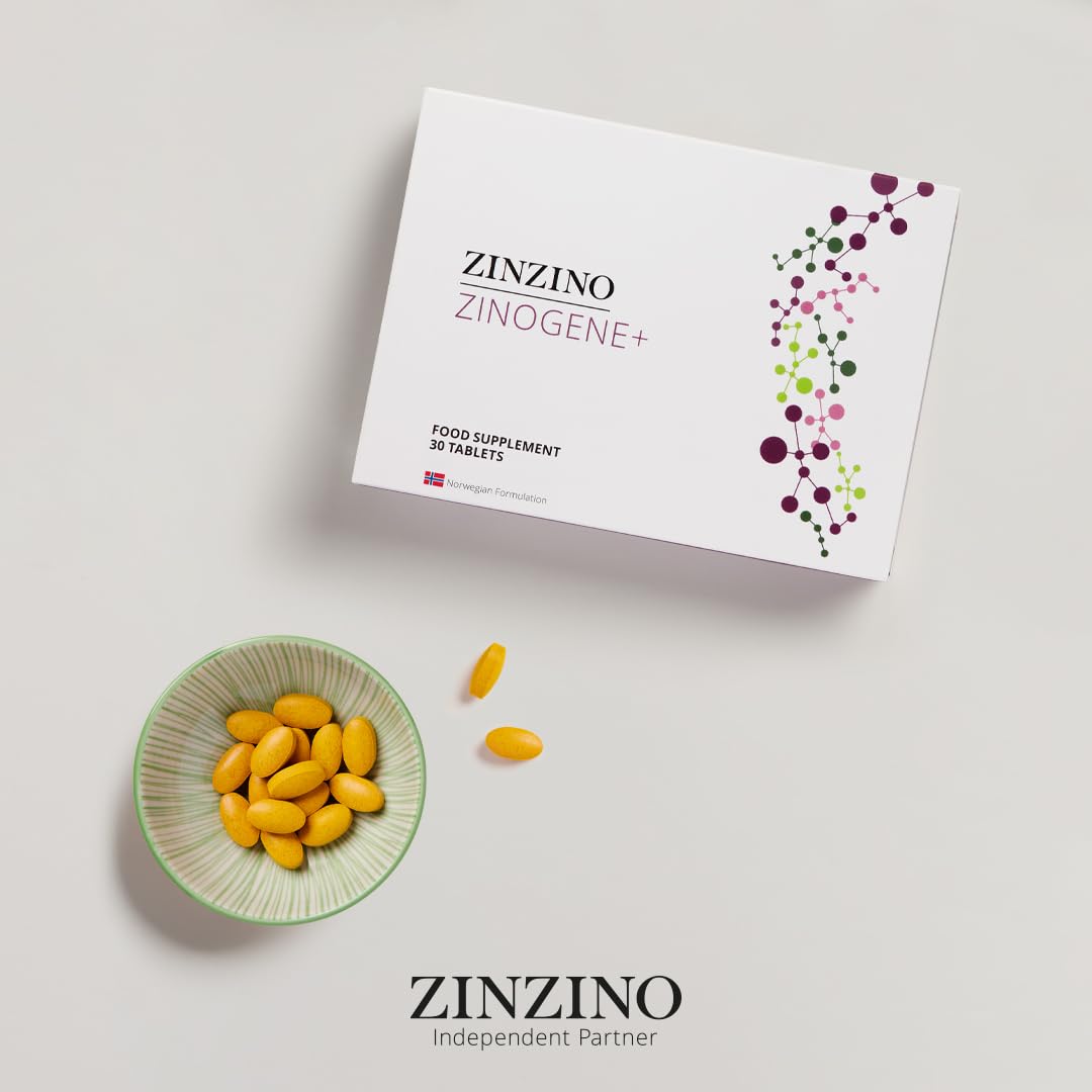 ZinZino ZinoGene+ mit Fucoidin, Quercetin, Vitamin C & Zink, 60 Kapseln