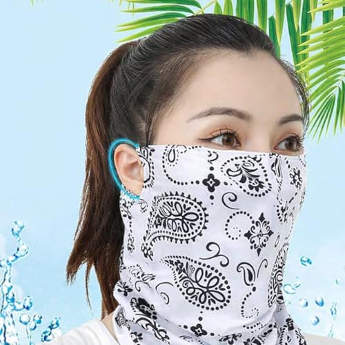Image of Sun UV Protection Face Cover Scarf Mask Neck Gaiter Breathable Windproof Bandana Neck Gaiters