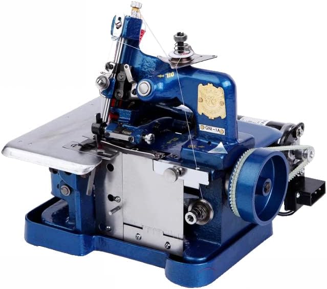 180W 250W Household Sewing Overlocking Machine Small Desktop Electric Overlocking Knitting Machine Garment Processing Tool Home Use (Blu 180W)