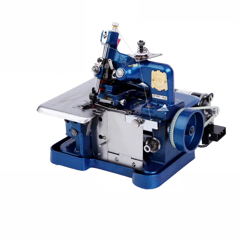 180W/250W domowa maszyna do szycia owerlokowego mały pulpit elektryczny overlocking maszyna dziewiarska narzędzie do obróbki odzieży (Color : Blauw, Size : 250W)